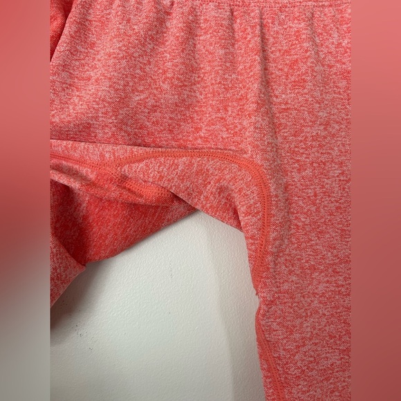 Gymshark Flex Cropped Leggings, Womens Size S, Pink Peach Coral - Picture 2 of 7